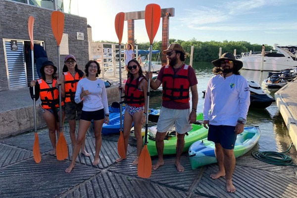 Kayaking in Cancun - team 3