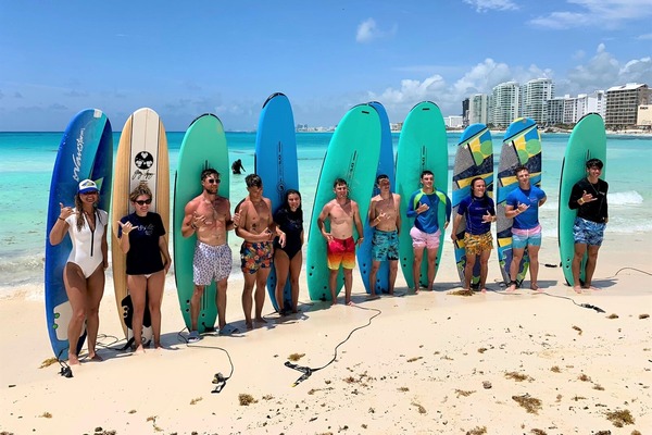 Surf à Cancun - équipe 1