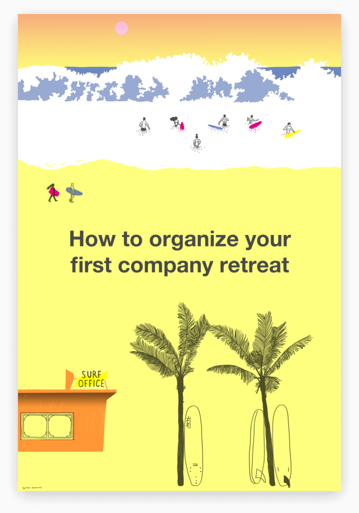 Comment organiser votre premier séminaire d'entreprise - Guide gratuit Surf Office