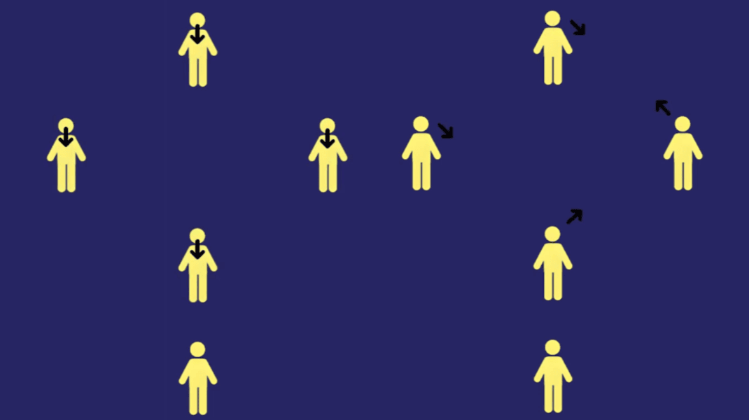 Heads up, heads down