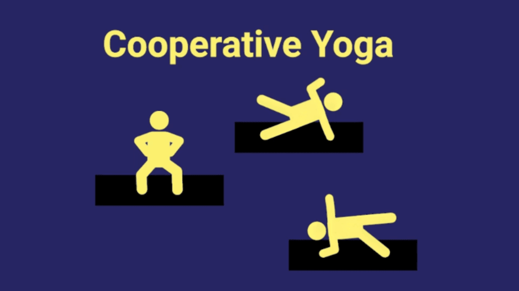 Cooperative yoga or stretching